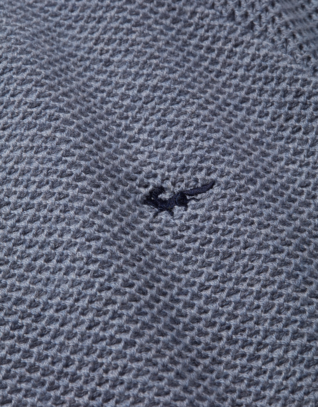 Norton Cotton Merino Textured Crew Neck