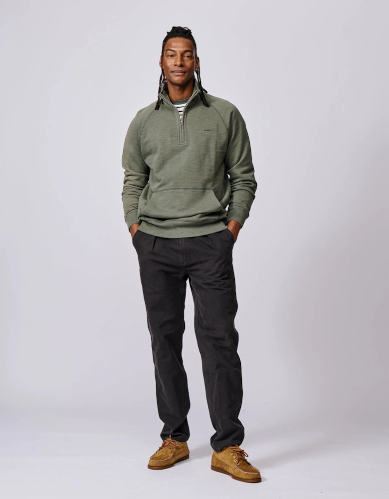 Castleton Slub Zip Neck