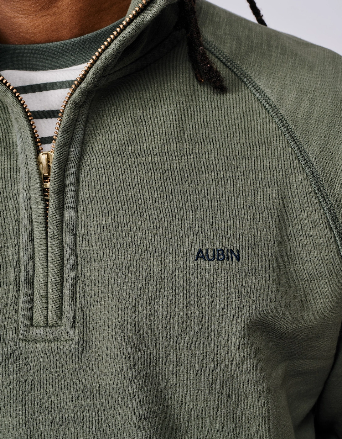Castleton Slub Zip Neck
