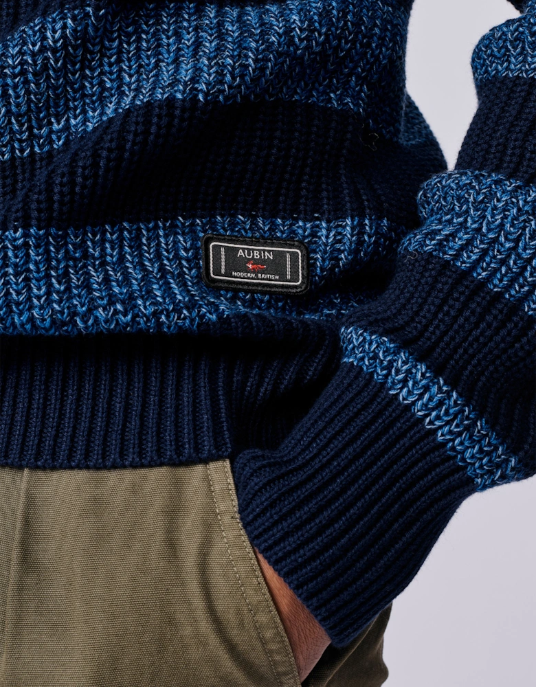 Martin Cotton Striped Crew Neck