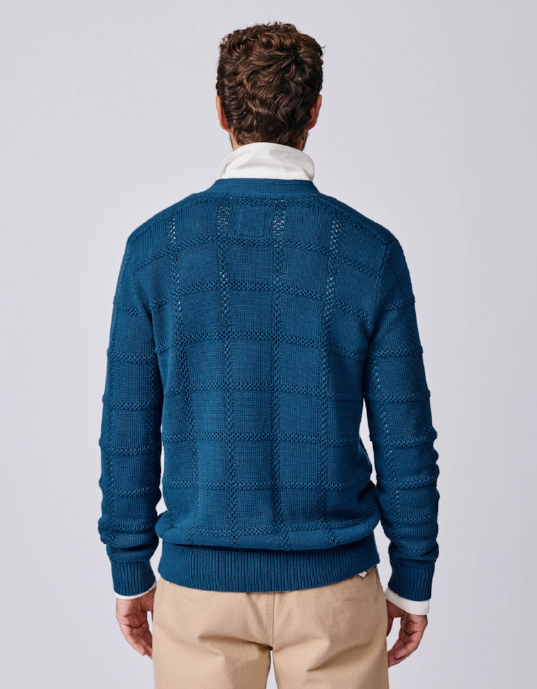 Rainham Cotton Stitch Detail Cardigan