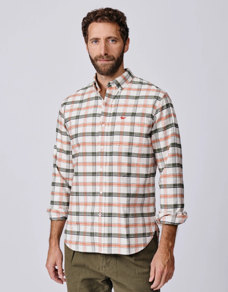 Merton Brushed Oxford Button Down Shirt