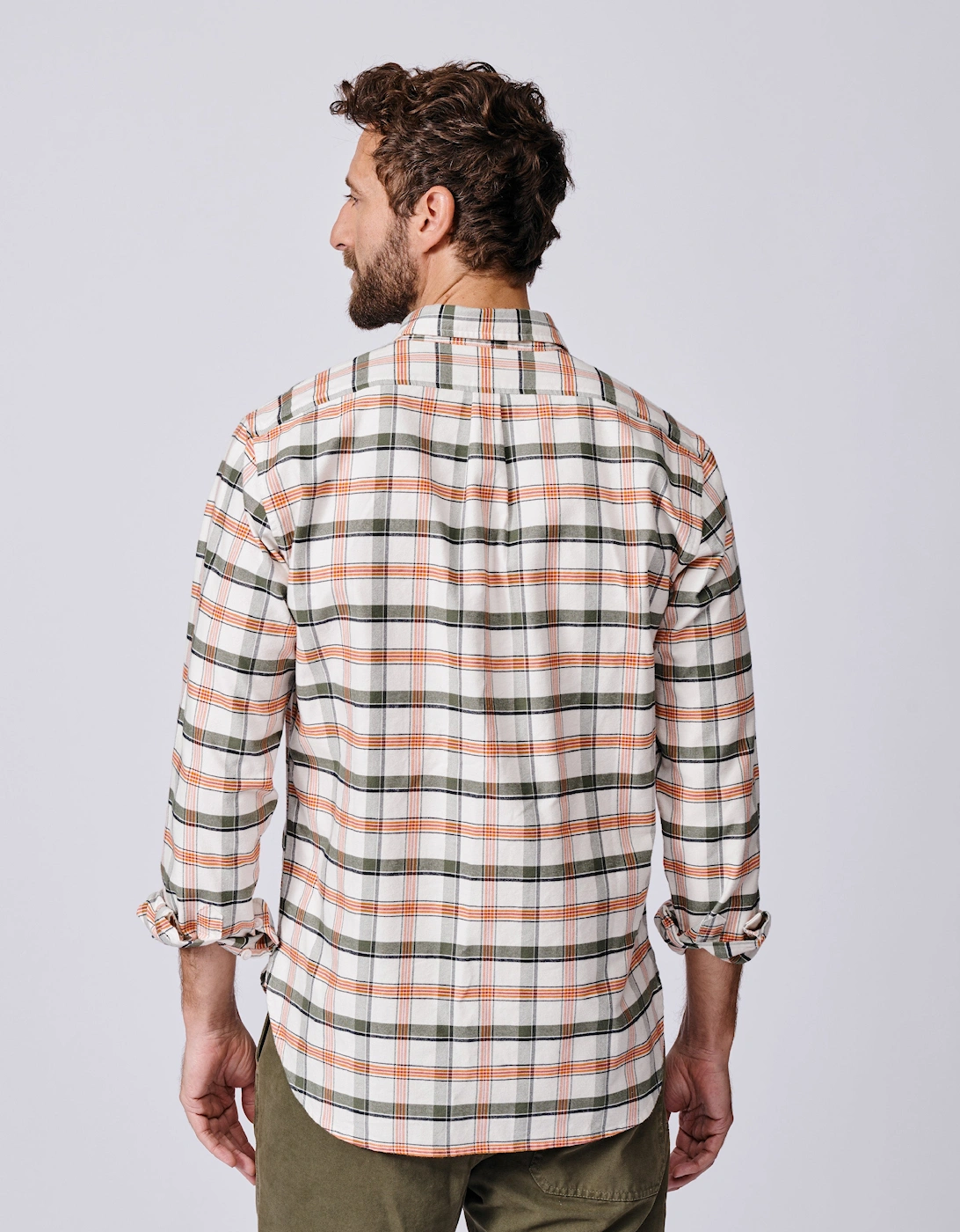 Merton Brushed Oxford Button Down Shirt