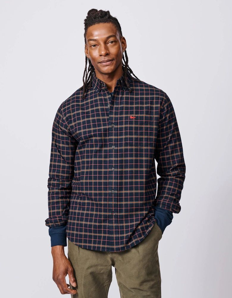 Merton Brushed Oxford Button Down Shirt