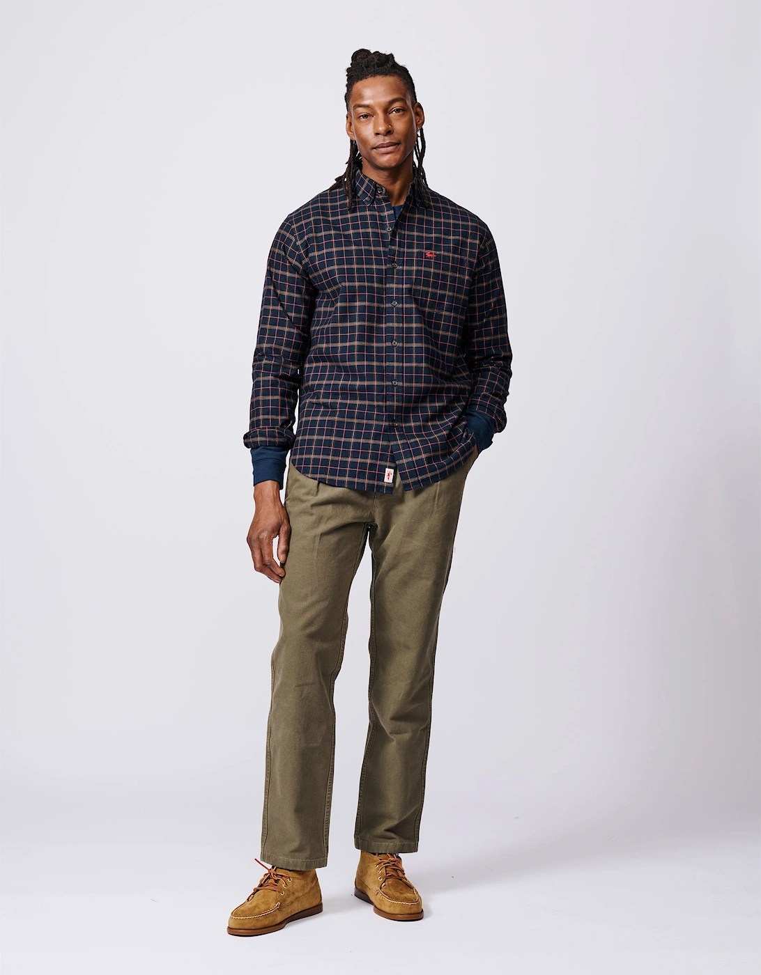 Merton Brushed Oxford Button Down Shirt