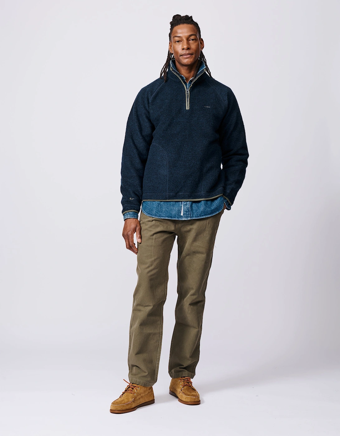 Bodmin Zip Neck Fleece