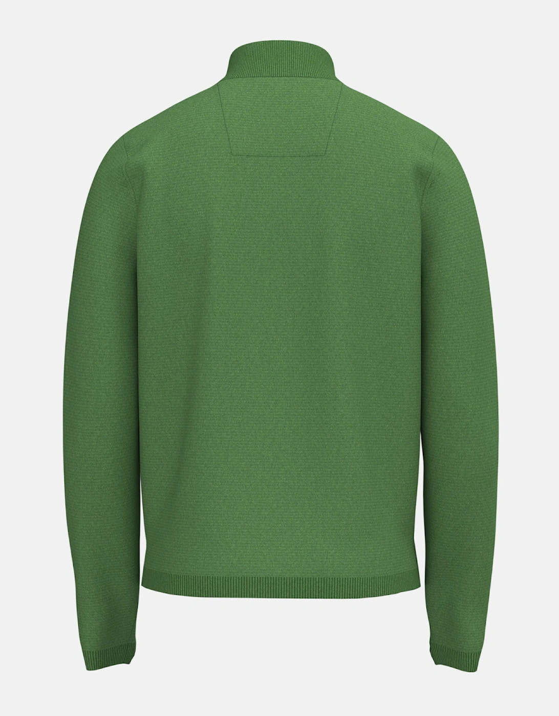 Fine Knit Air Cotton 1/4 Zip Sweater Avocado