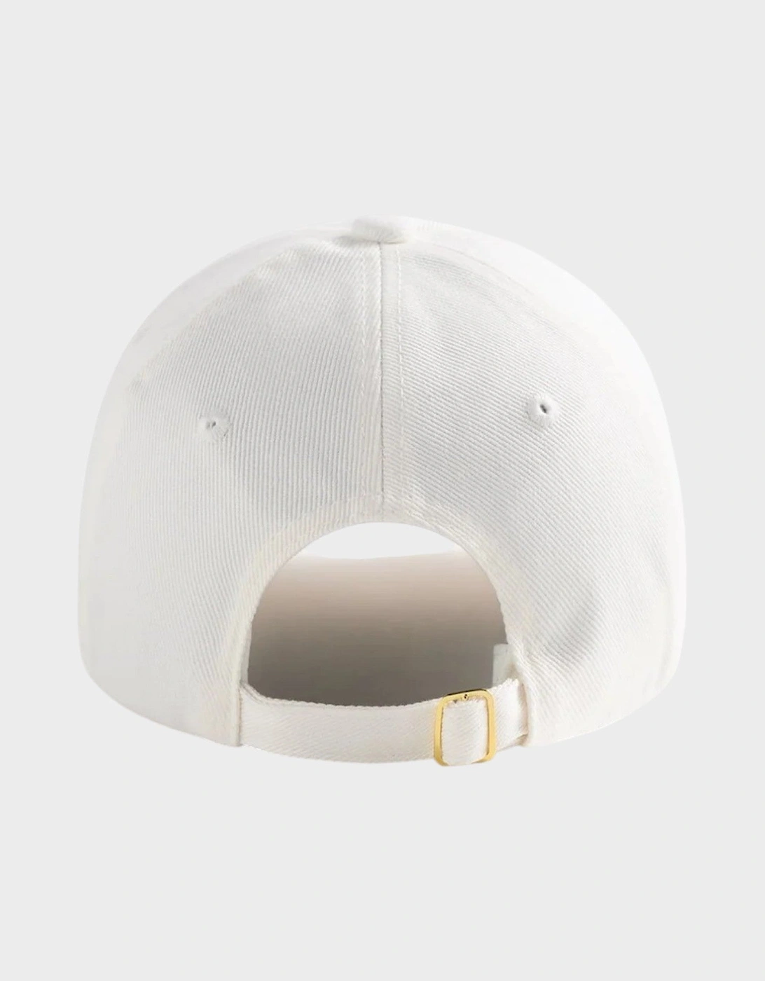 Rainbow Mushroom Embroidered Cap White