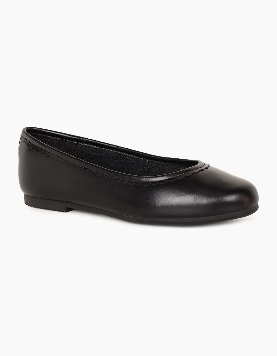 Clarks Girls Black 'S Porto Dress Y Senior School Shoes - Size: F (Standard)/4 (Older) Kids