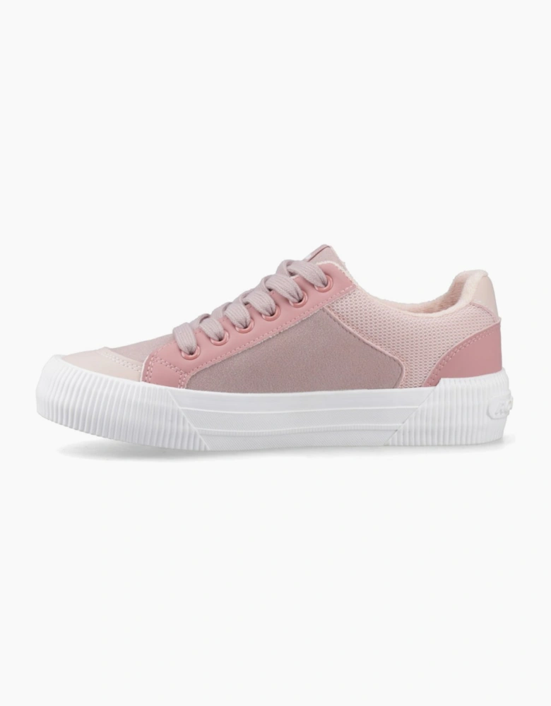Cheery Blocked Fabric Womens Trainers