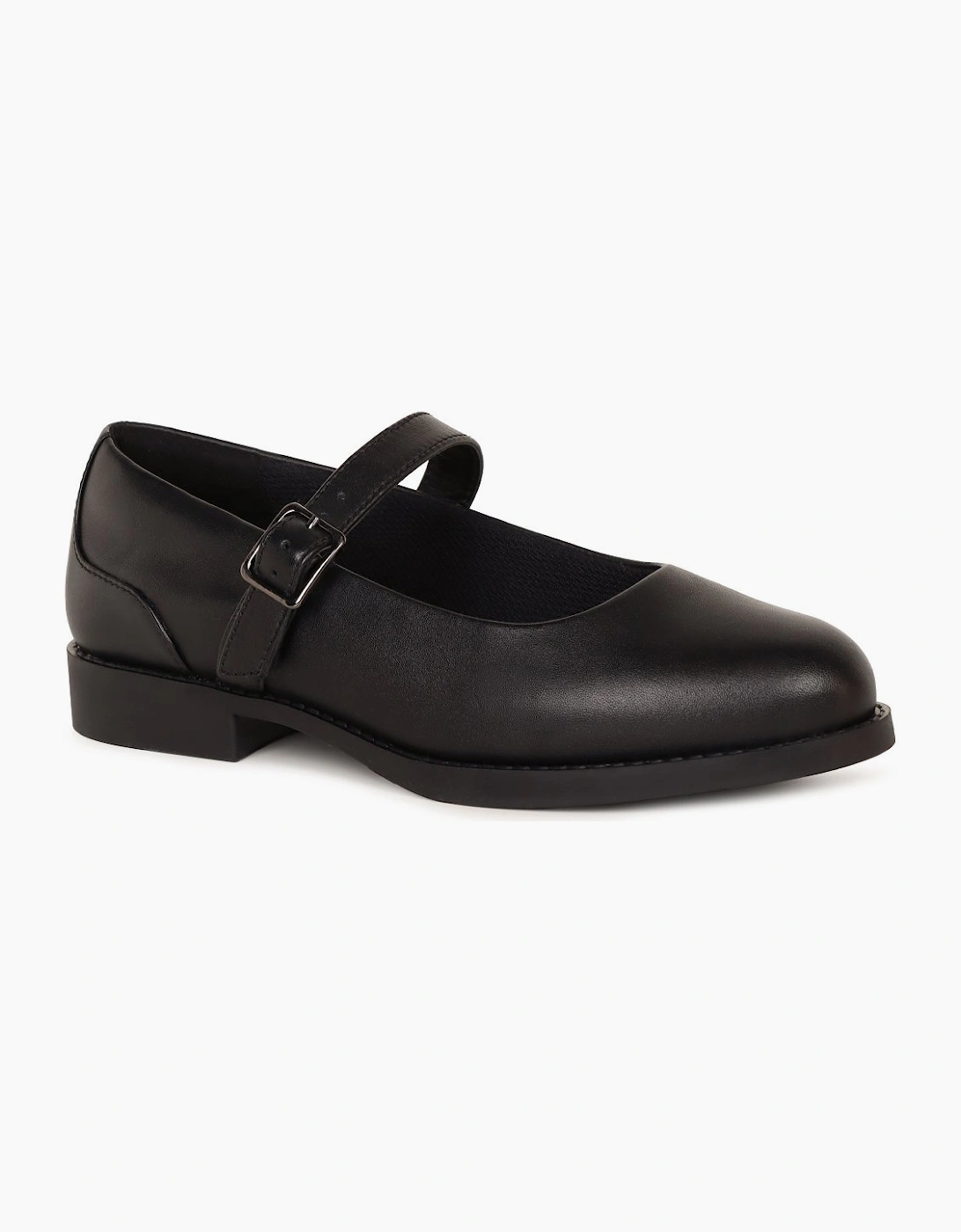 Clarks Girls Black  Tapa Skip Y Senior School Shoes - Size 5 (Older)/F (Standard) Kids