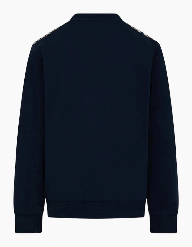 Aquascutum Active Insert Lamina Navy Blue Sweatshirt