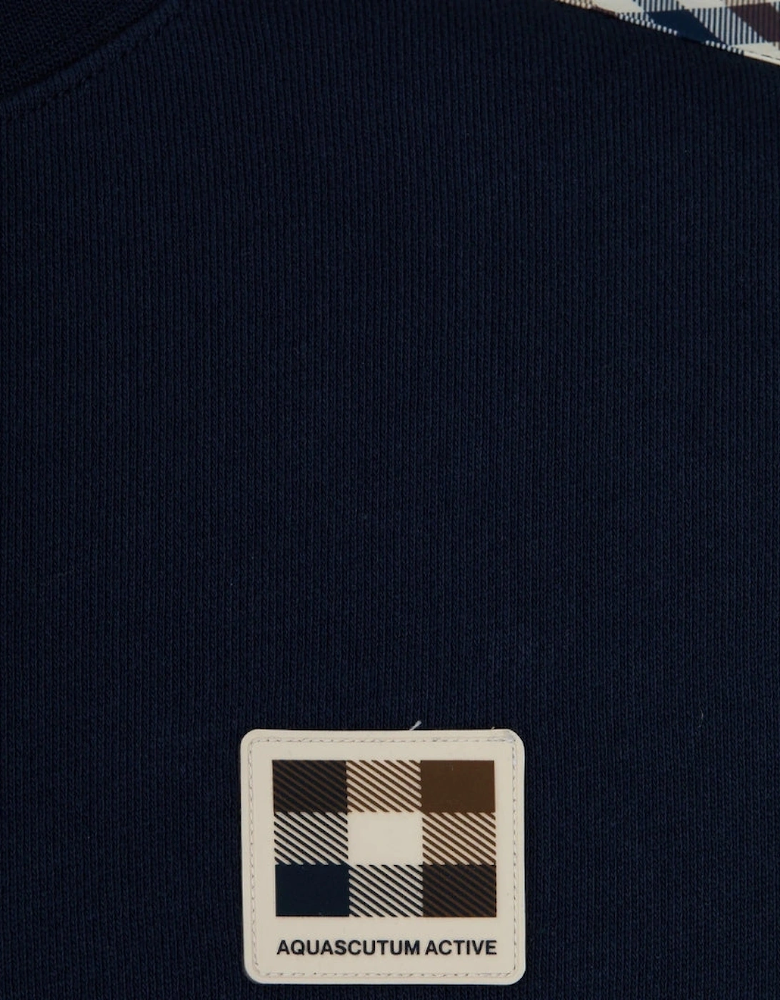 Aquascutum Active Insert Lamina Navy Blue Sweatshirt