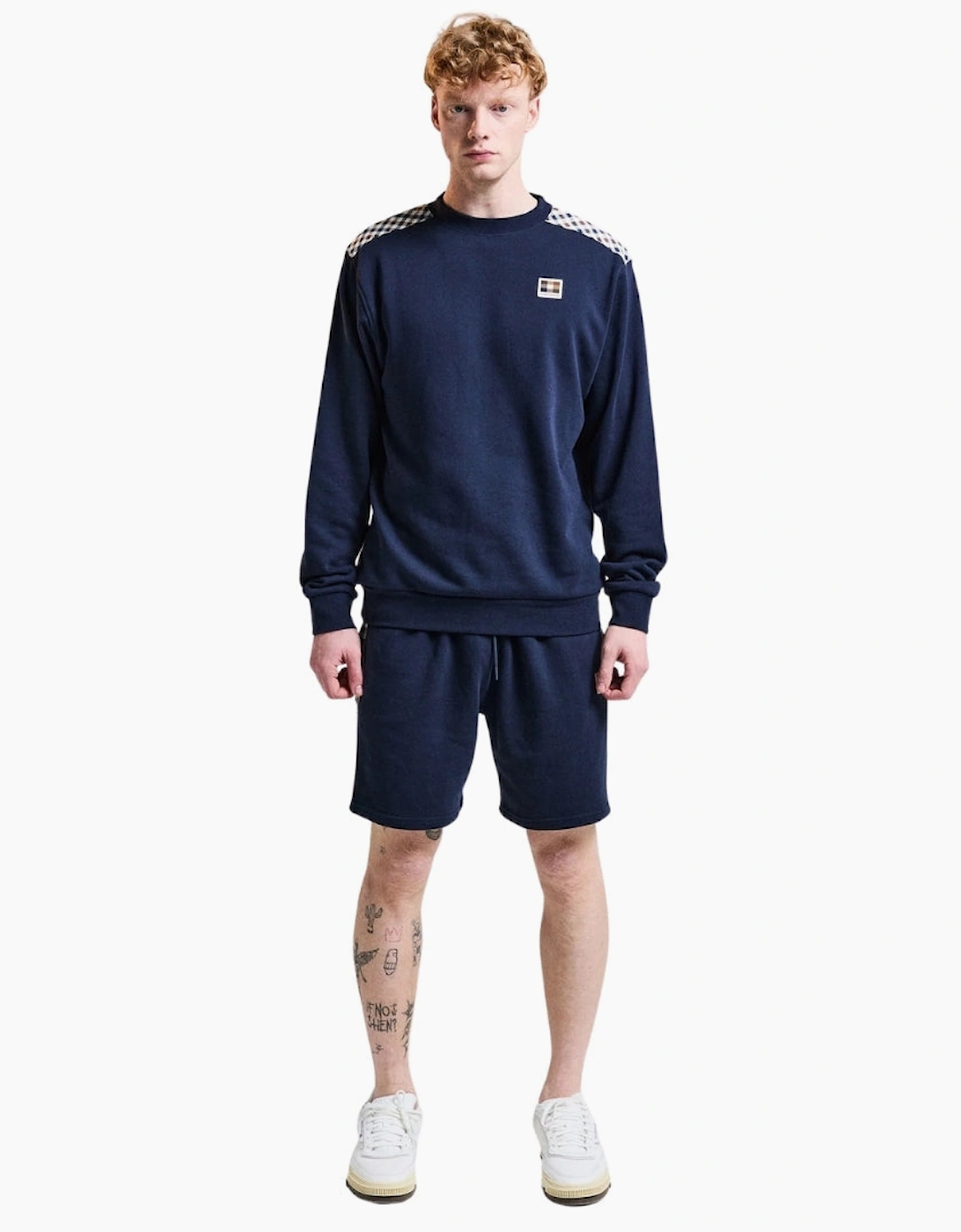 Aquascutum Active Insert Lamina Navy Blue Sweatshirt