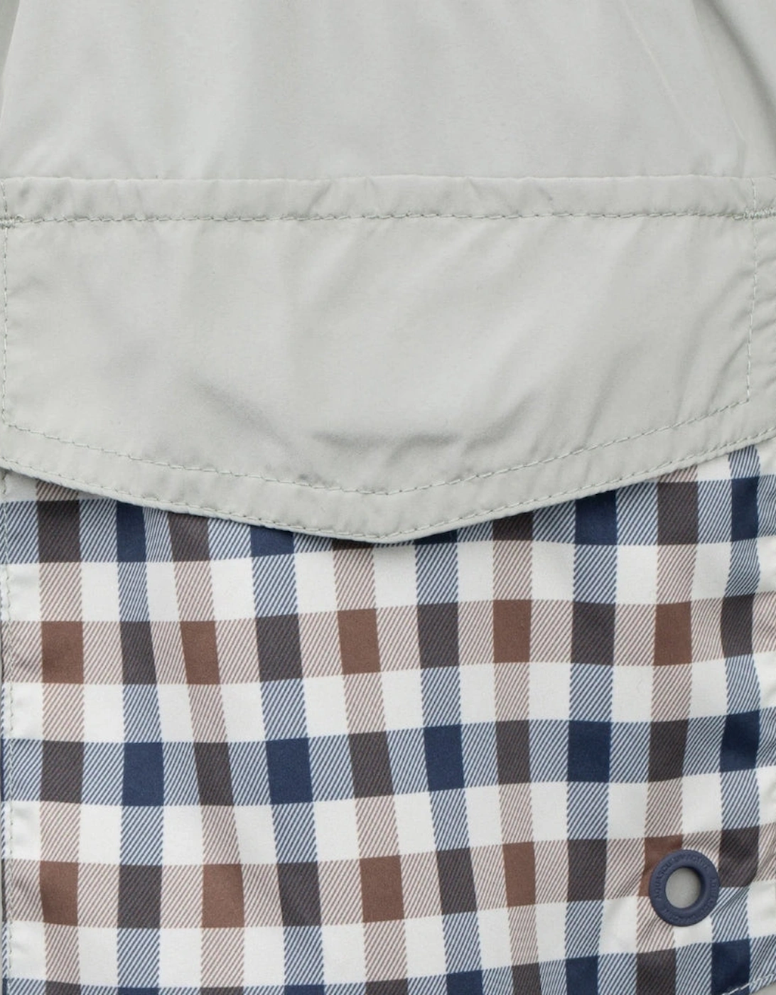 Aquascutum Active Club Check Pocket Salvia Light Green Swim Shorts