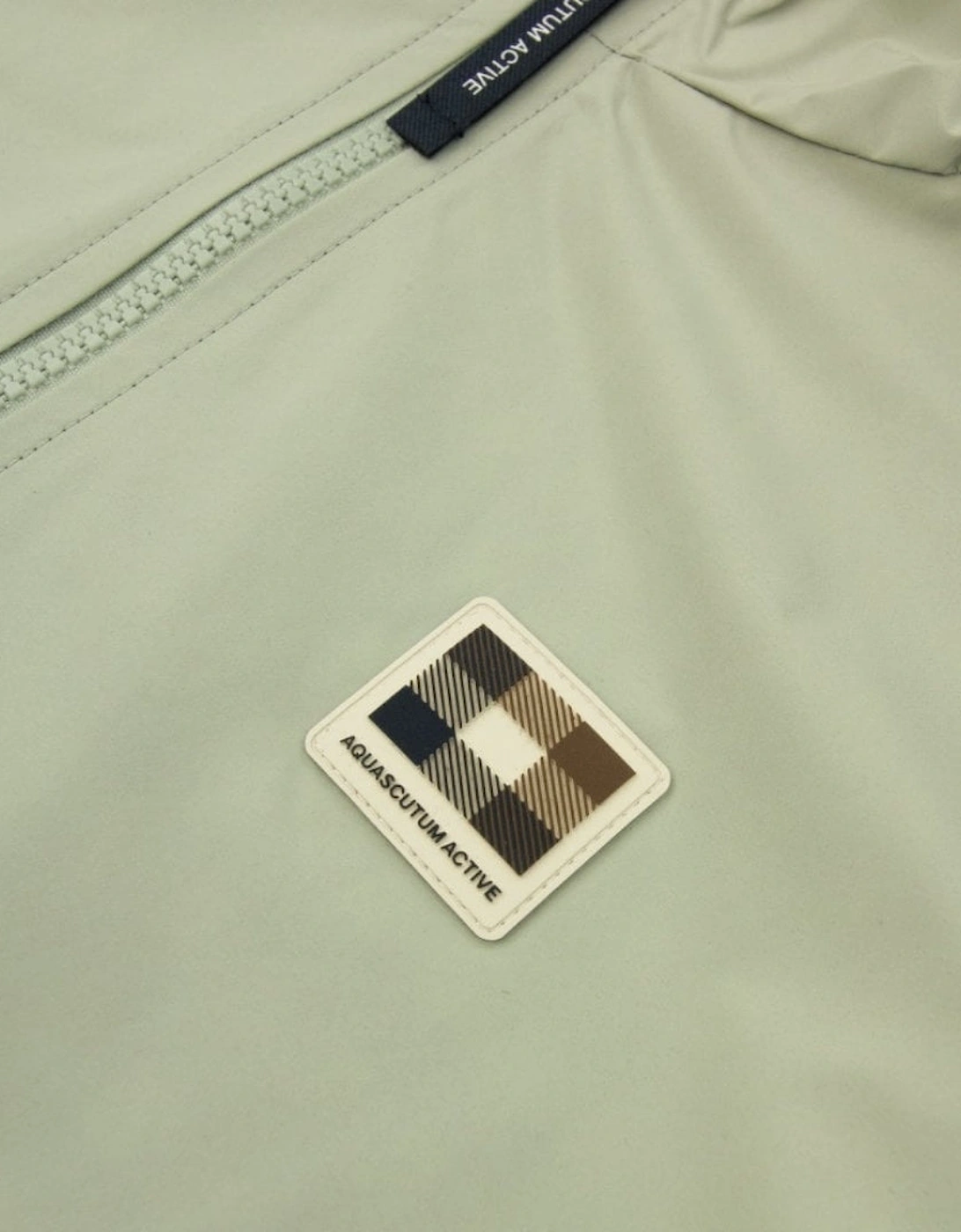 Aquascutum Active RLG Badge Reversible Sailor Salvia Light Green Jacket