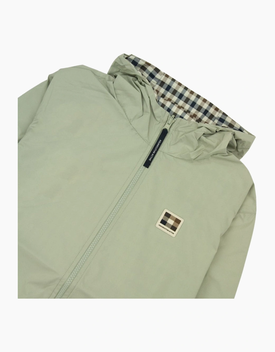Aquascutum Active RLG Badge Reversible Sailor Salvia Light Green Jacket