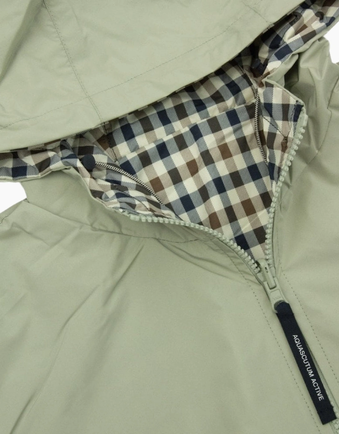 Aquascutum Active RLG Badge Reversible Sailor Salvia Light Green Jacket
