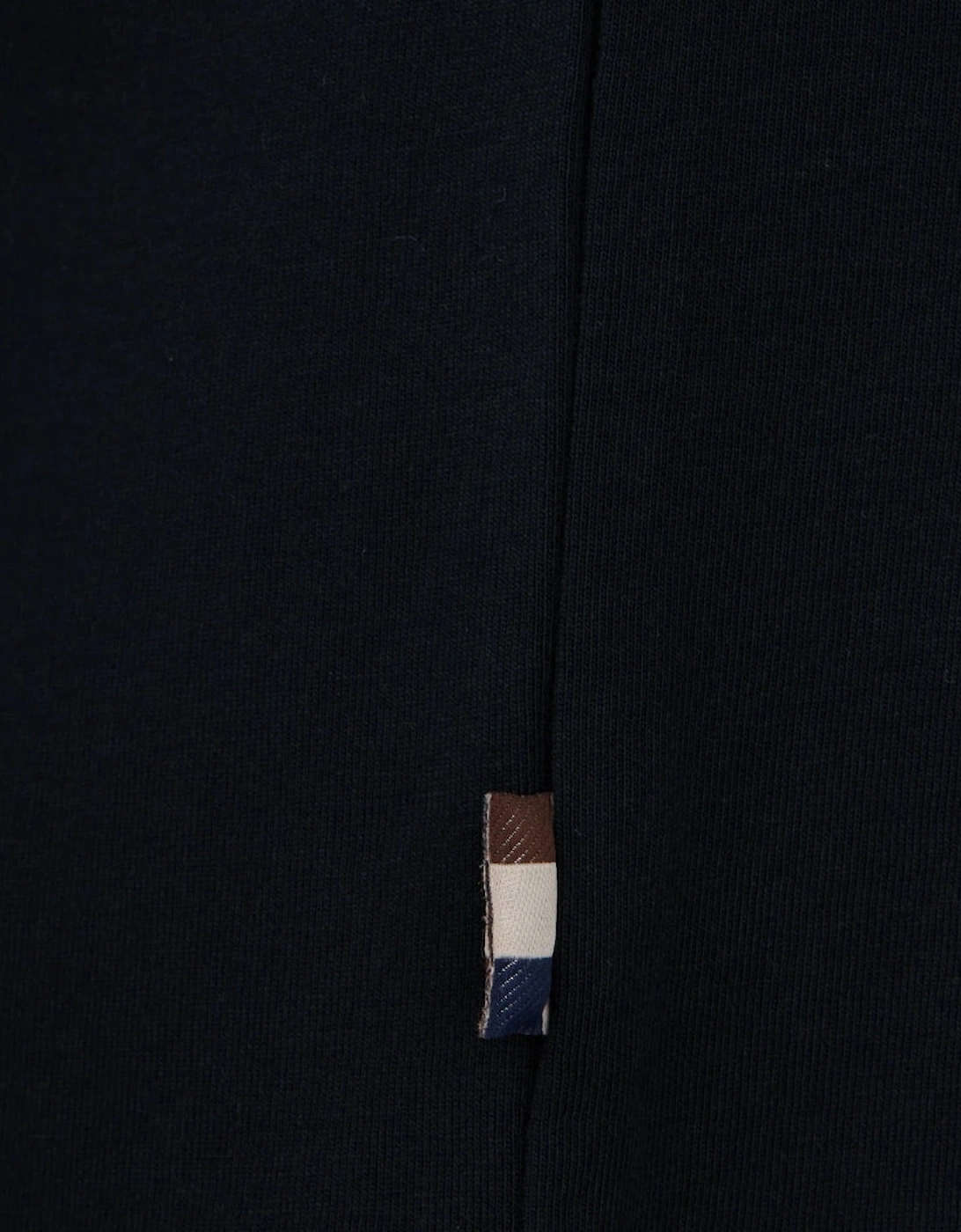 Aquascutum Active Raglan Check Pocket Black T-Shirt