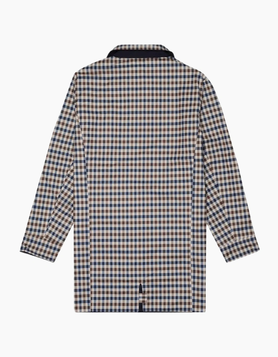 Aquascutum Active Archival Reversible Navy Blue Mid Coat Jacket