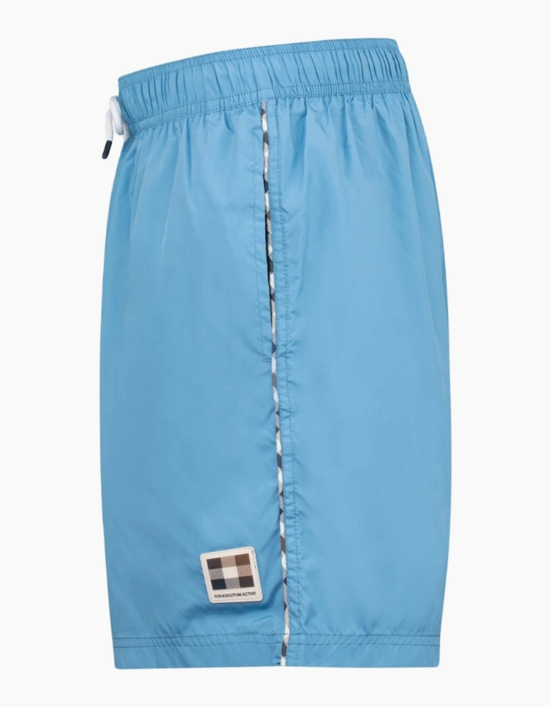 Aquascutum Active CC Piping Avio Blue Swim Shorts