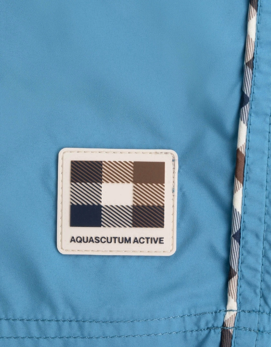 Aquascutum Active CC Piping Avio Blue Swim Shorts