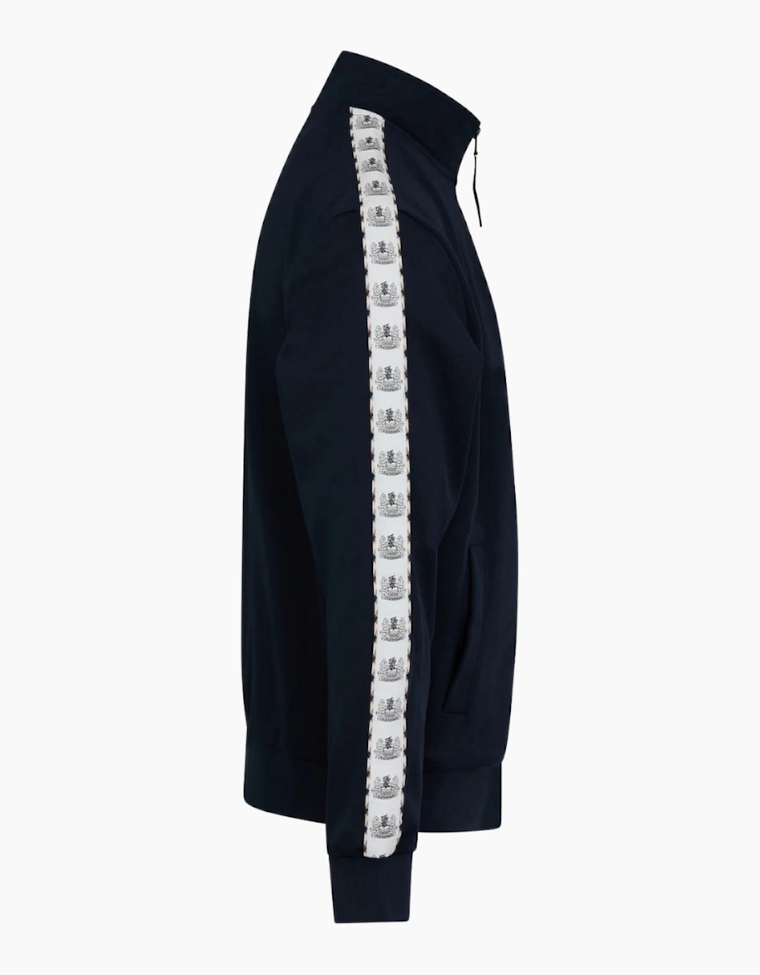 Aquascutum Active Crest Tape  Navy Zip Track Top