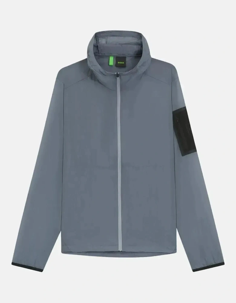 BOSS MENS AIRYNIX LIGHTWEIGHT WATER REPELLENT JACKET GREY