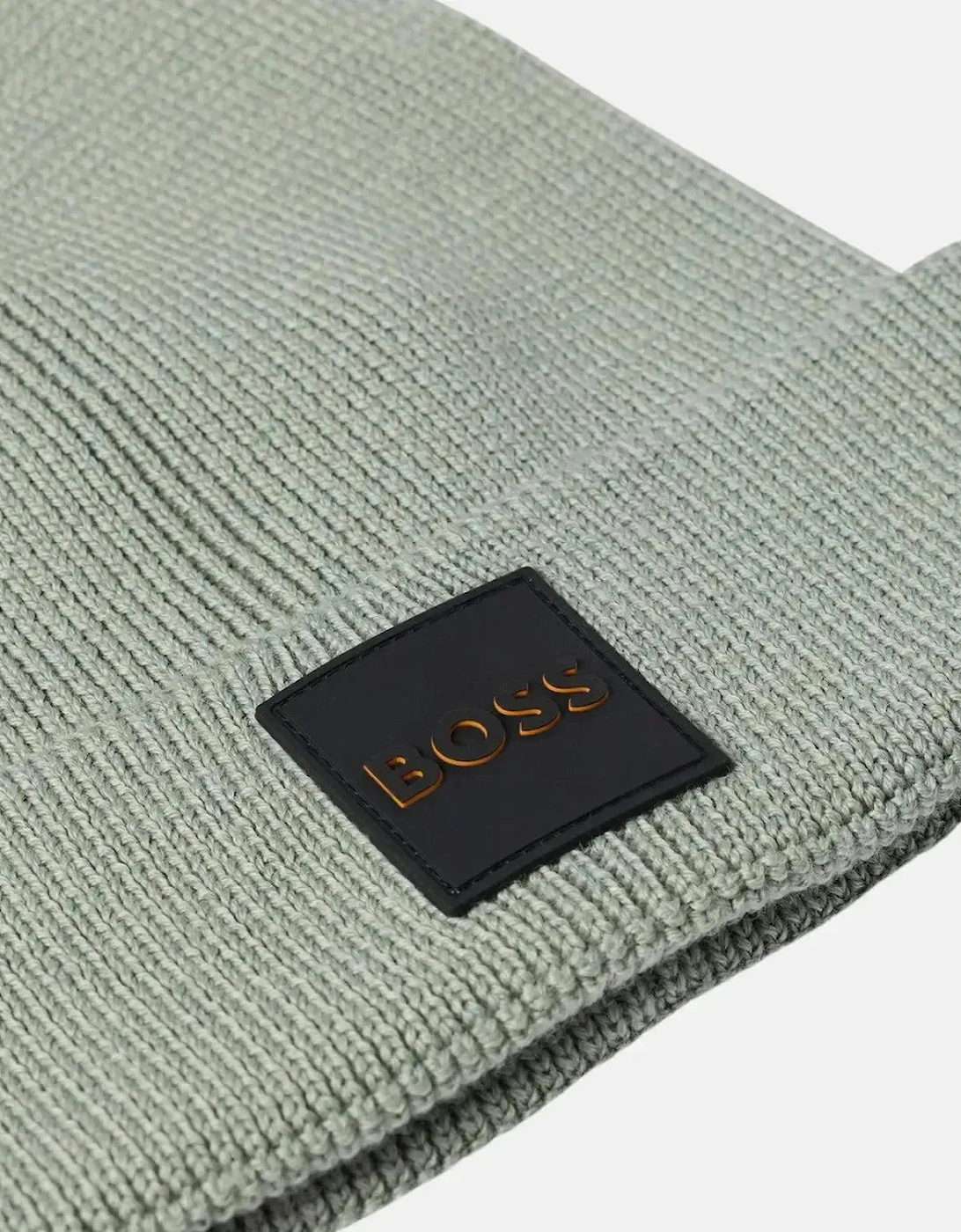 BOSS FOXXY WOOL MIX BEANIE LIGHT GREEN
