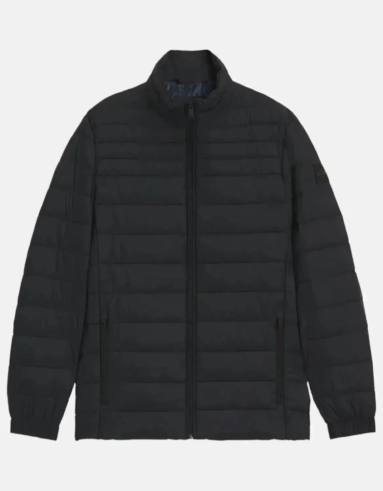 BOSS MENS ODEN2 SLIM FIT PACKABLE PUFFER JACKET BLACK