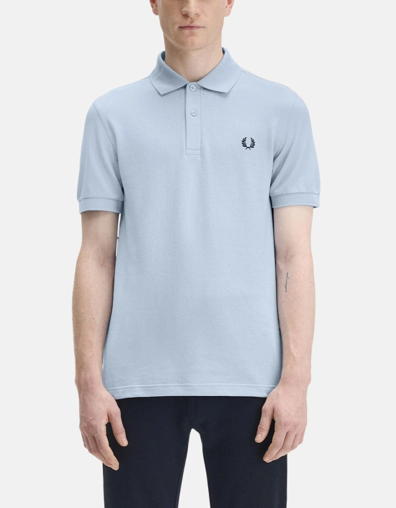 FRED PERRY M6000 POLO SHIRT LIGHT SMOKE NAVY