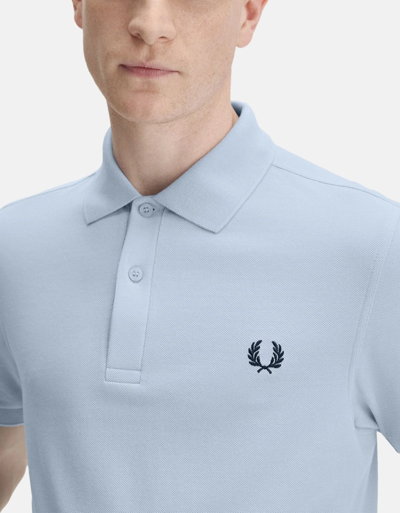 FRED PERRY M6000 POLO SHIRT LIGHT SMOKE NAVY