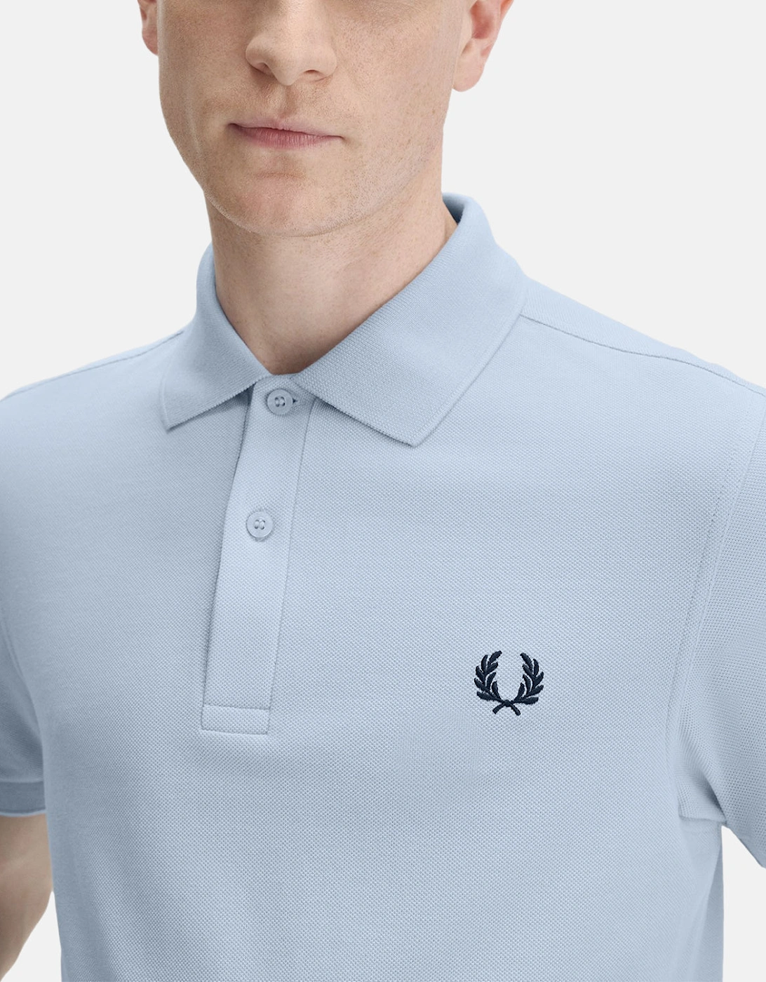 FRED PERRY M6000 POLO SHIRT LIGHT SMOKE NAVY