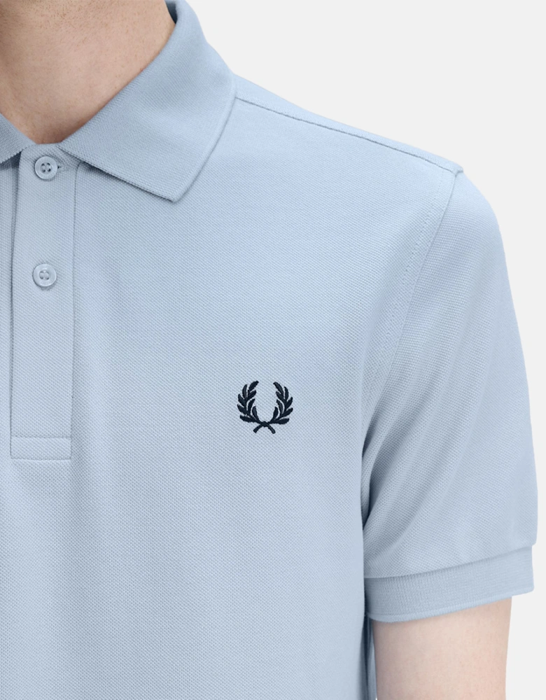 FRED PERRY M6000 POLO SHIRT LIGHT SMOKE NAVY