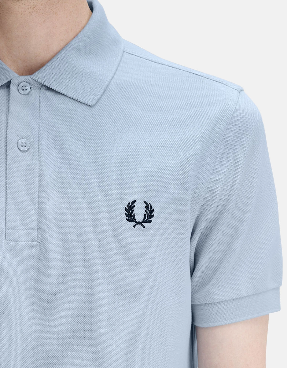 FRED PERRY M6000 POLO SHIRT LIGHT SMOKE NAVY