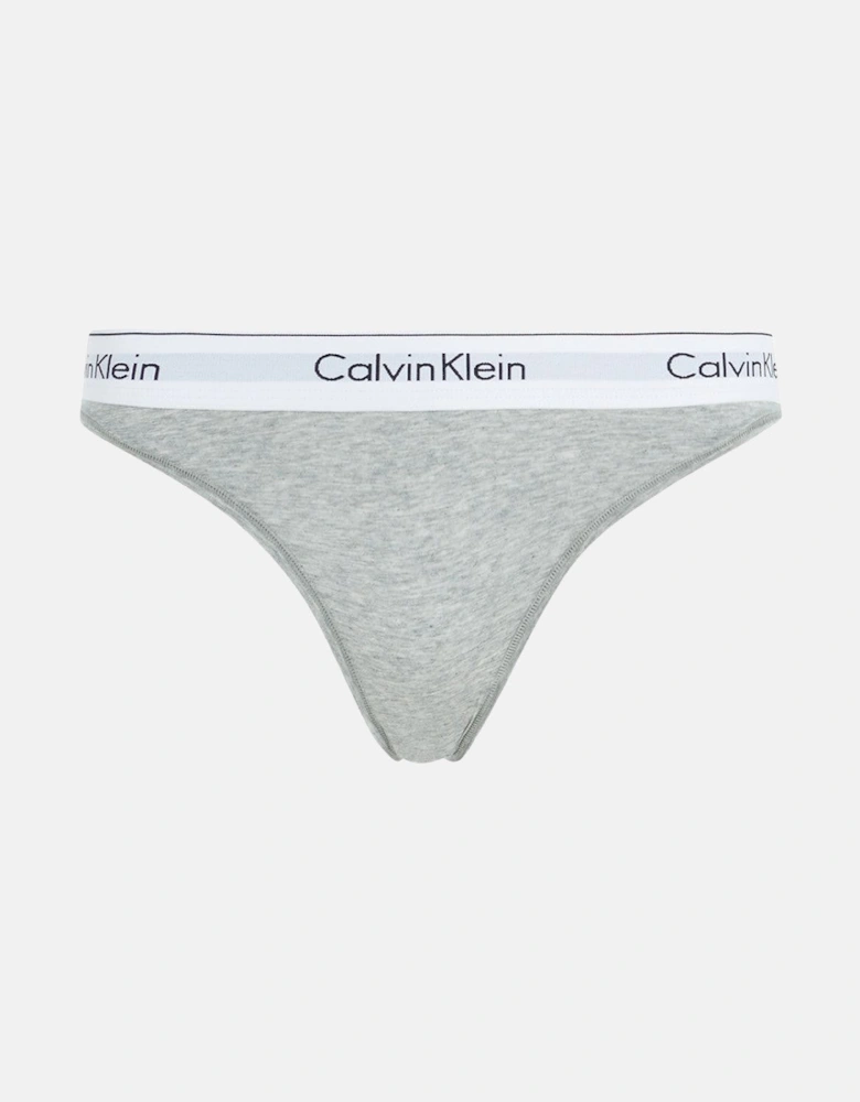 CALVIN KLEIN WOMENS MODERN COTTON BIKINI BRIEFS GREY HEATHER