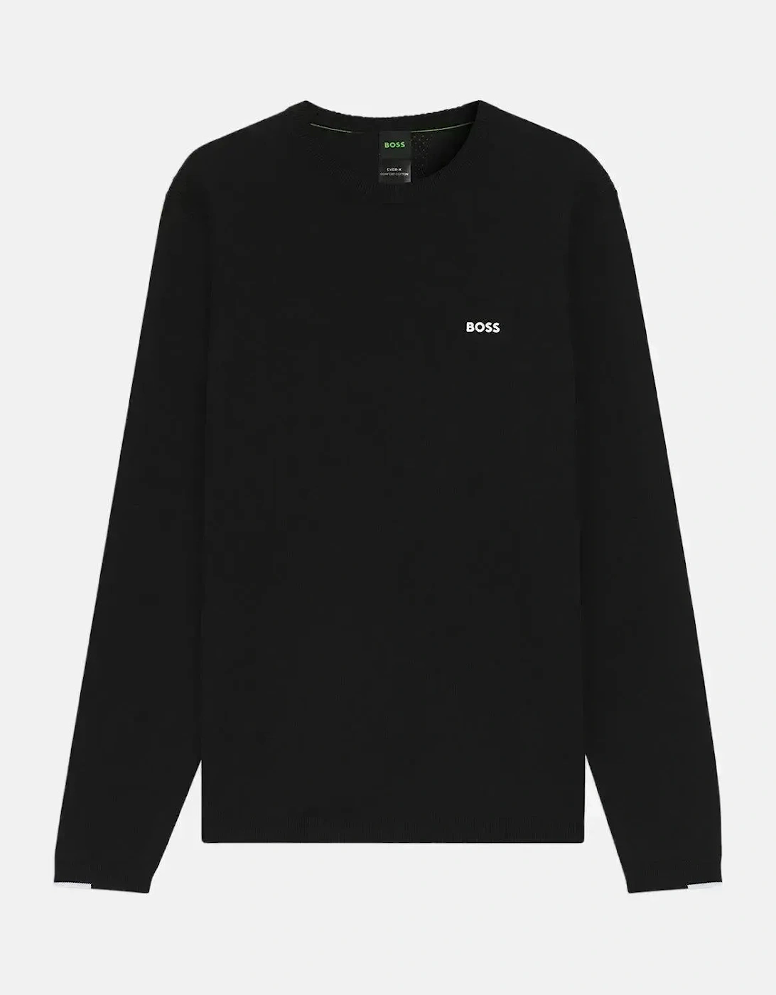 BOSS MENS K-EVERX CREWNECK COTTON KNIT BLACK, 6 of 5