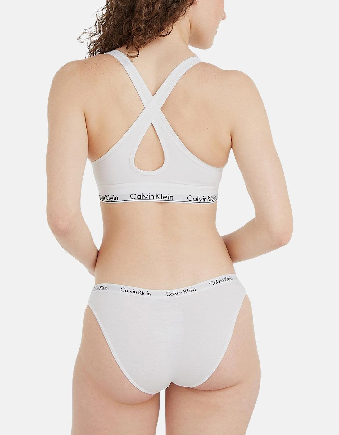CALVIN KLEIN WOMENS CAROUSEL BIKINI BRIEFS WHITE