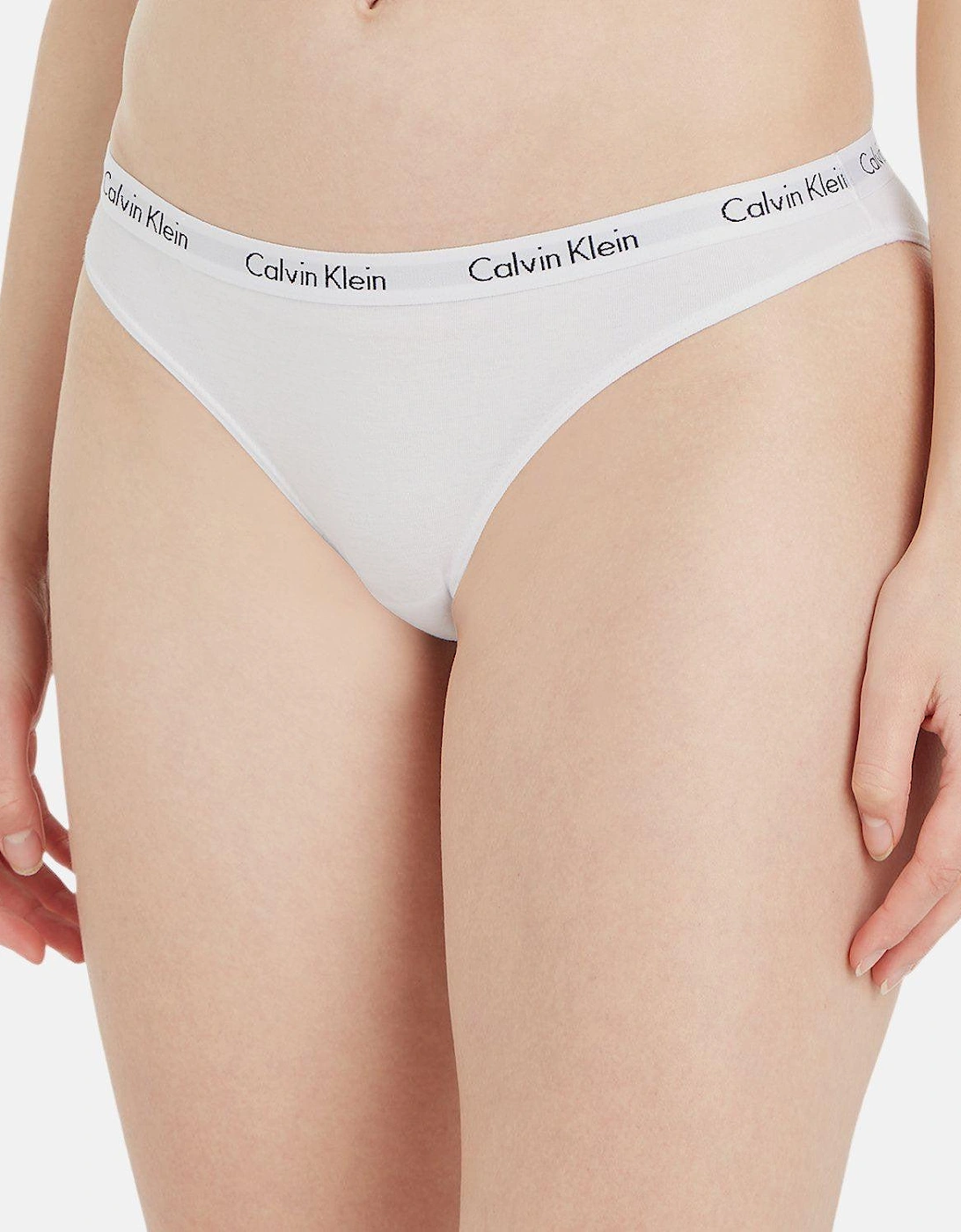 CALVIN KLEIN WOMENS CAROUSEL BIKINI BRIEFS WHITE