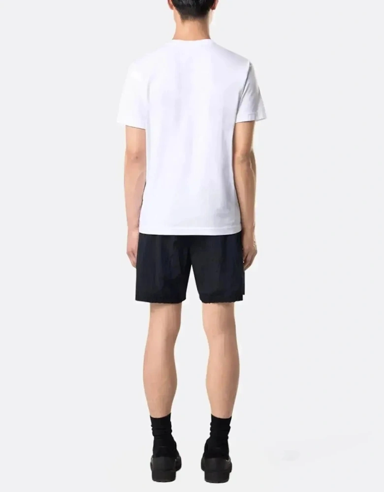 STONE ISLAND MENS 2100027 60/2 COTTON JERSEY SLIM FIT T-SHIRT WHITE