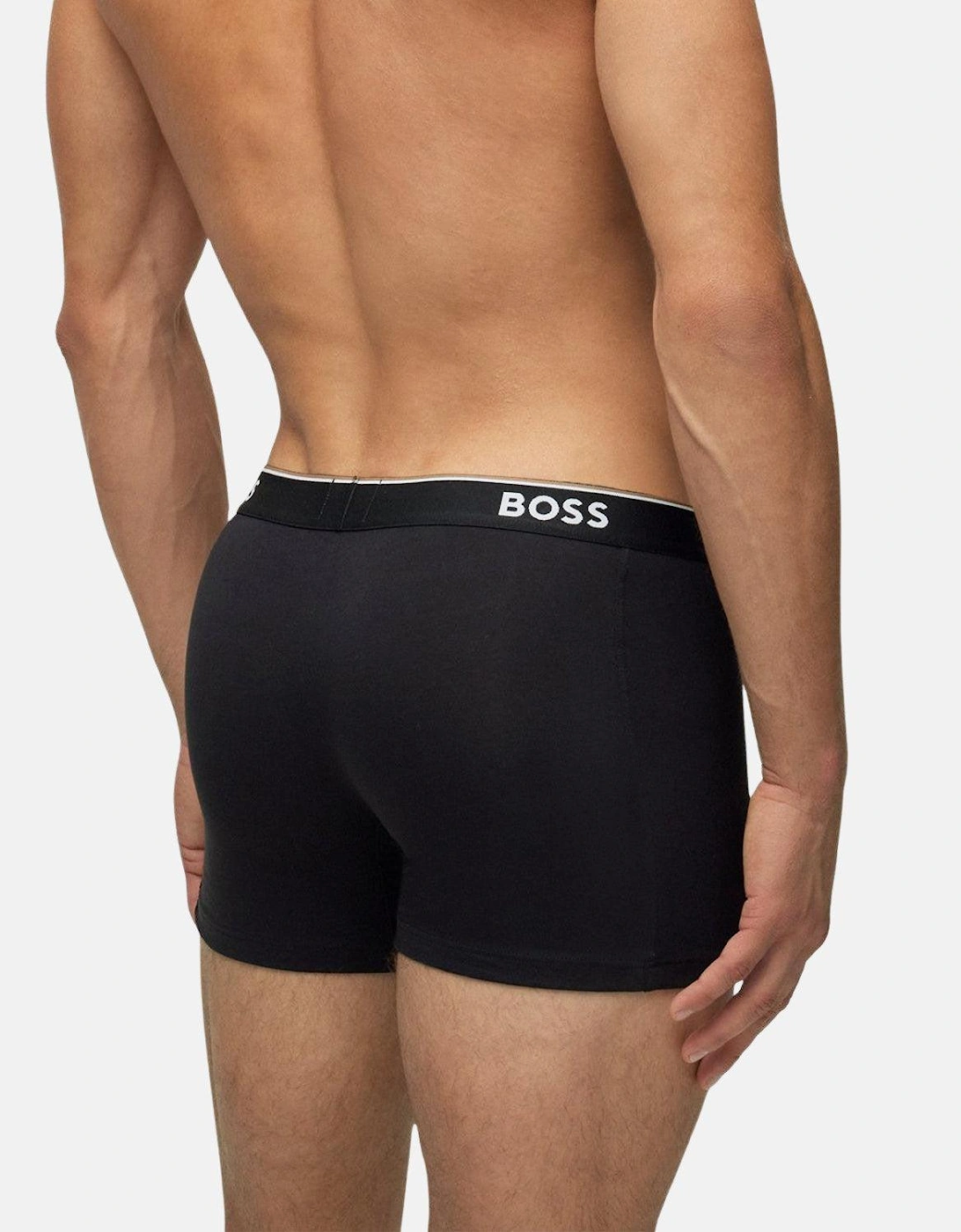BOSS 3 PACK POWER BOXER BRIEFS BLACK