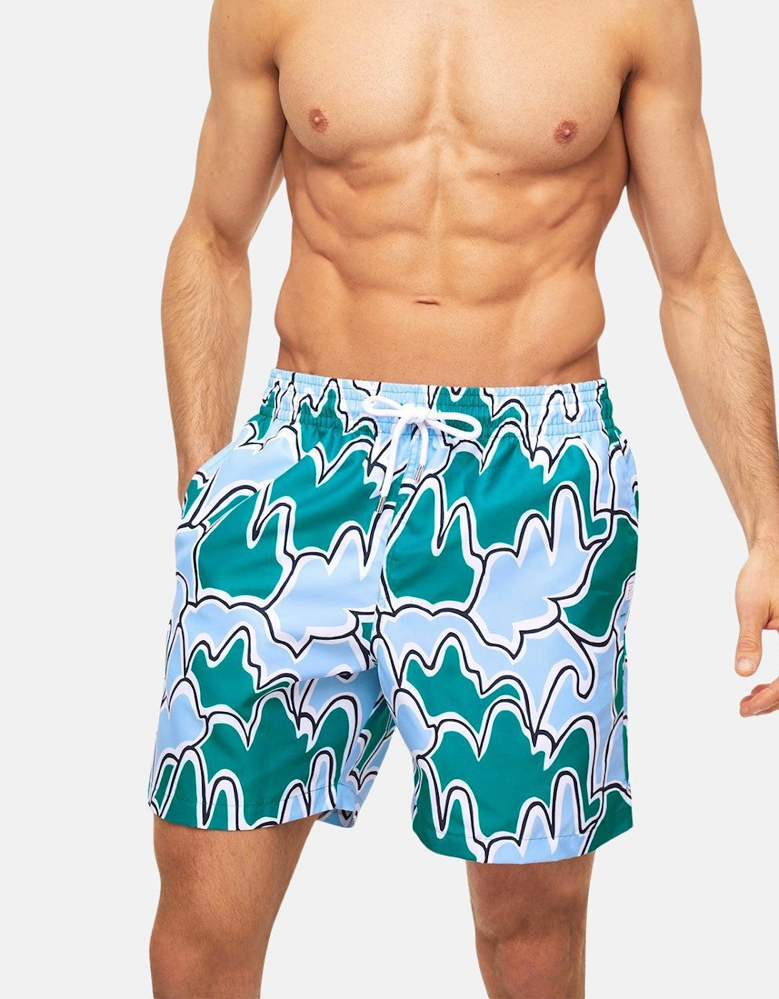 DEREK ROSE MAUI 45 SWIM SHORTS MULTI
