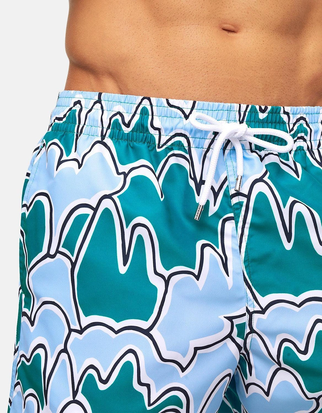 DEREK ROSE MAUI 45 SWIM SHORTS MULTI