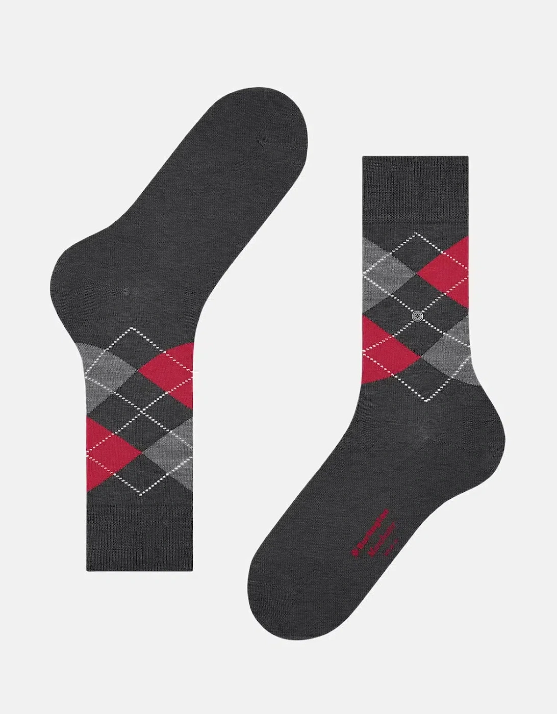 BURLINGTON MENS MANCHESTER SOCKS ANTHRACITE MELANGE