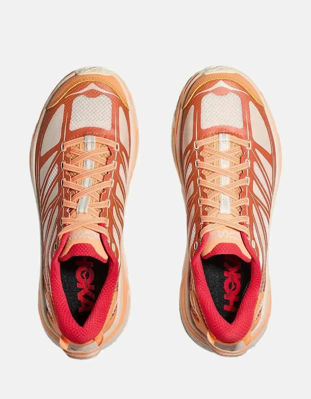 HOKA MENS MUFATE SPEED 2 TRAINERS PALE TANGERINE EMBER