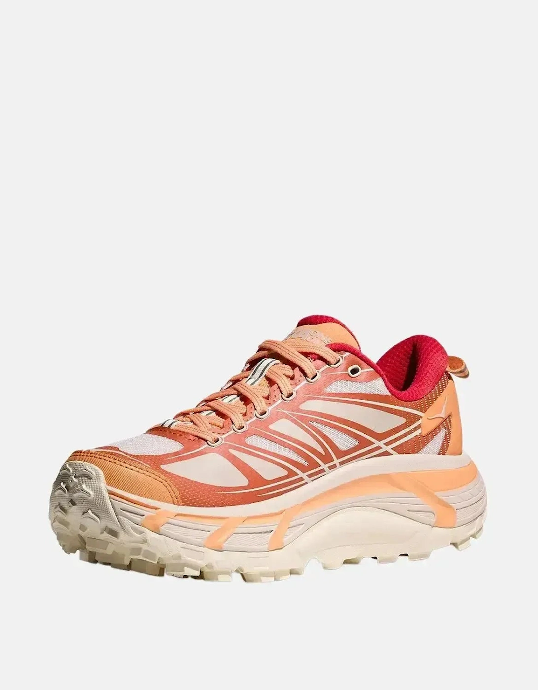 HOKA MENS MUFATE SPEED 2 TRAINERS PALE TANGERINE EMBER
