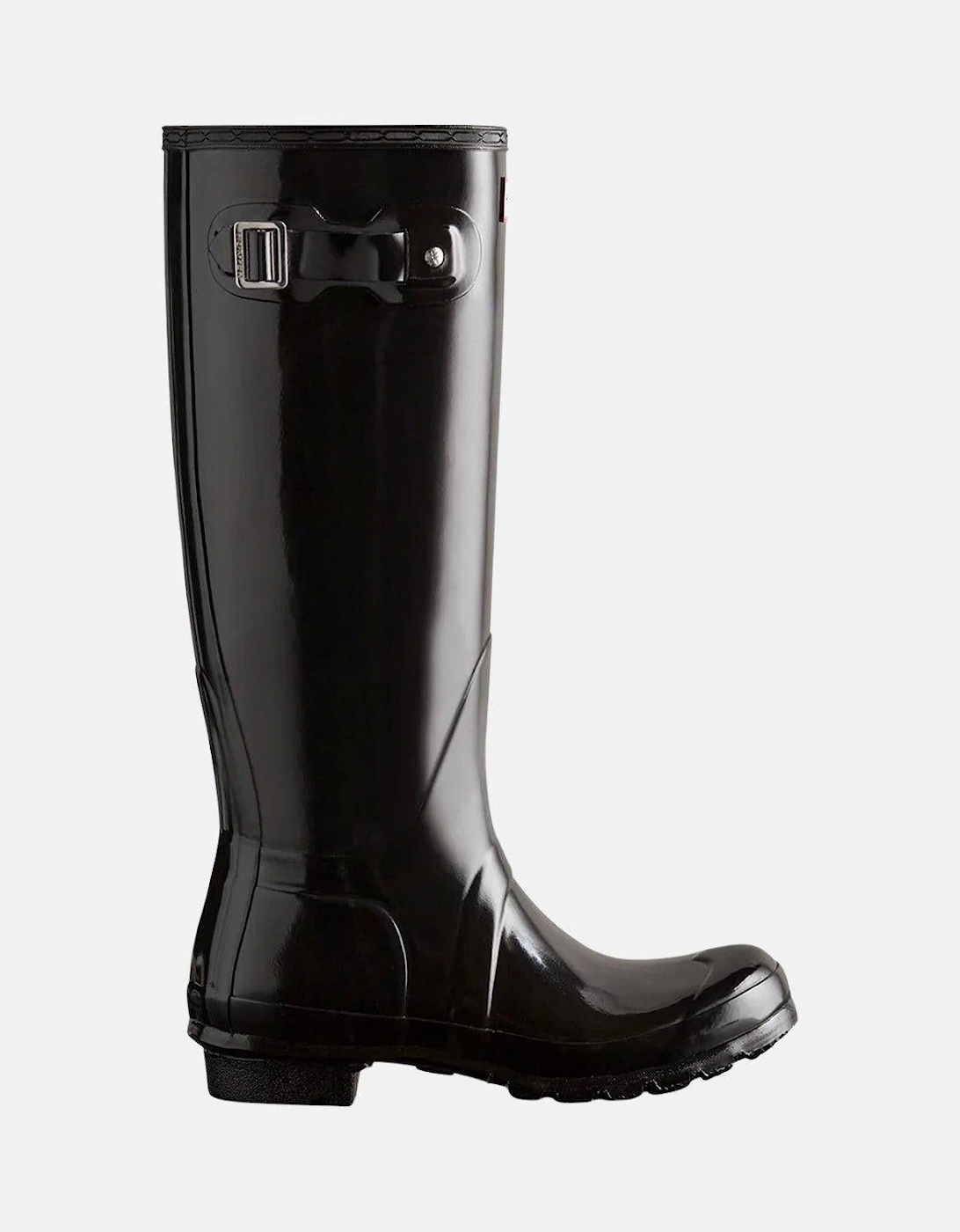 HUNTER WOMENS ORIGINAL TALL GLOSS BOOTS BLACK, 5 of 4