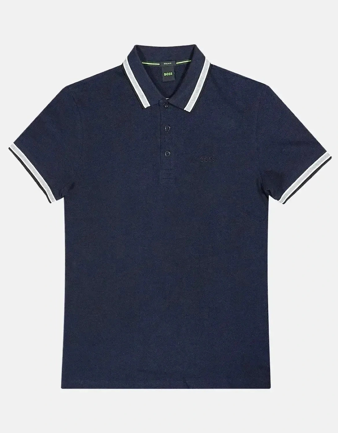 BOSS MENS PADDY POLO SHIRT NAVY