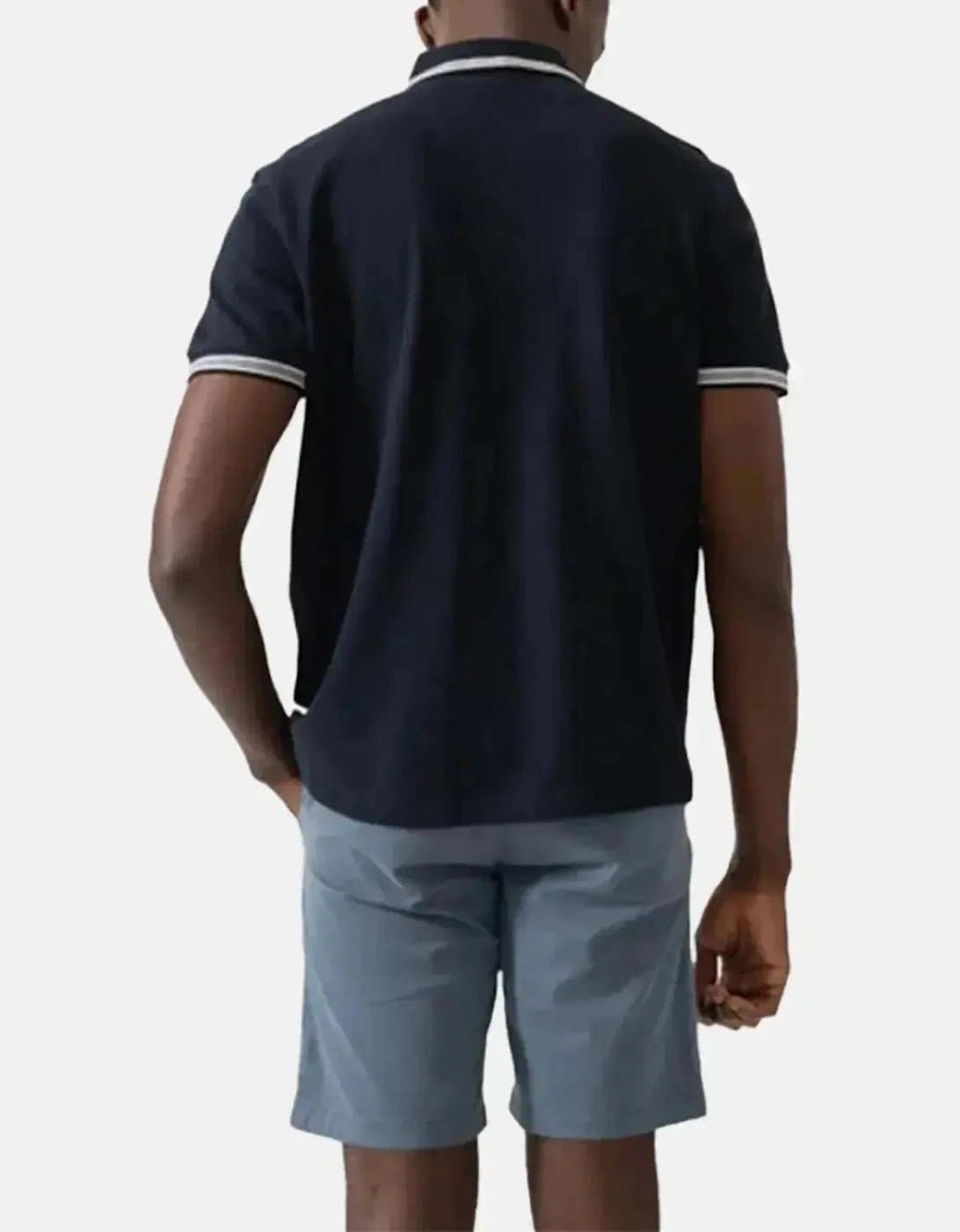 BOSS MENS PADDY POLO SHIRT NAVY