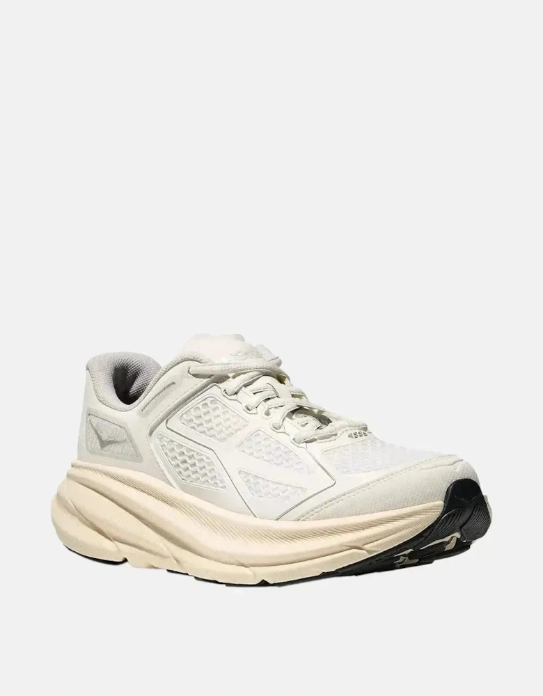 HOKA MENS CLIFTON ONE 9 TRAINERS FROST COSMIC GREY